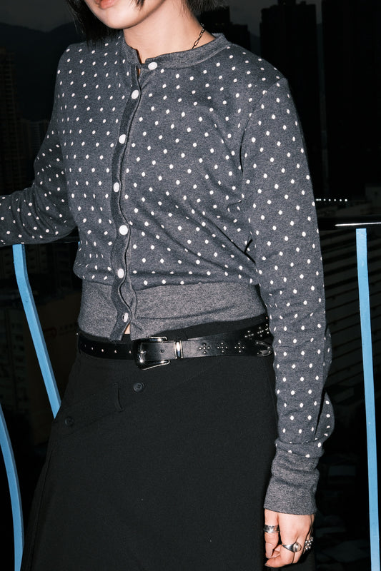 Dot Slim Cardigan