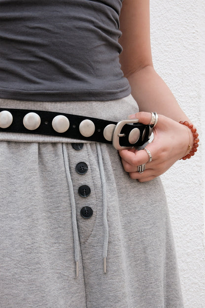 Suede Stud Belt (3colors)