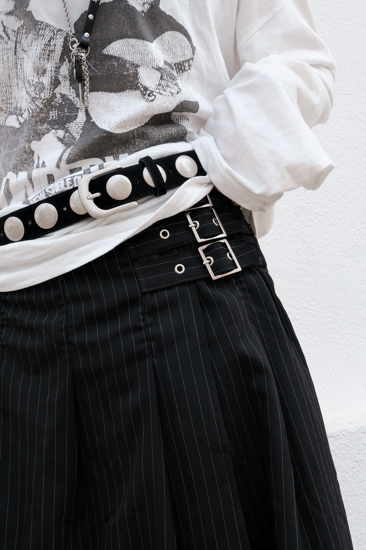 Suede Stud Belt (3colors)