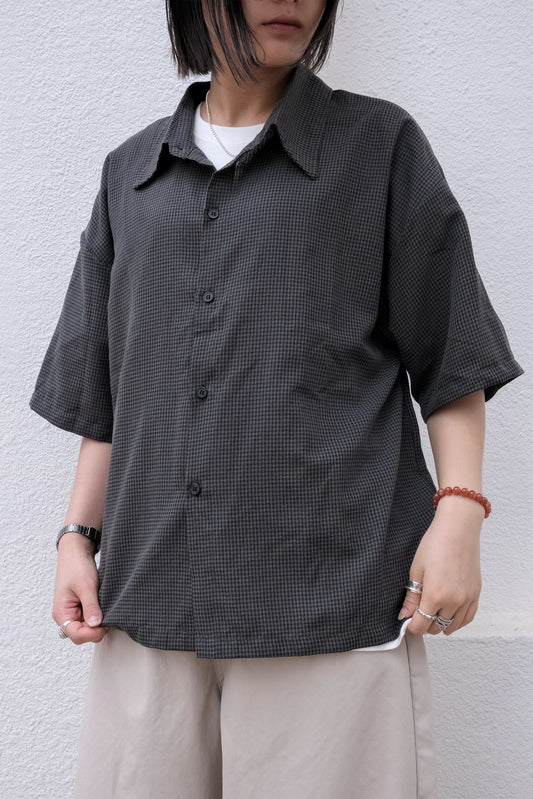 Kaji Checker Shirt (black)