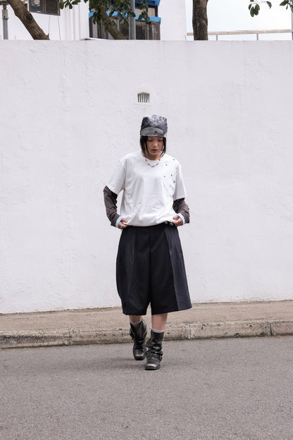 Striped Bermuda Slack