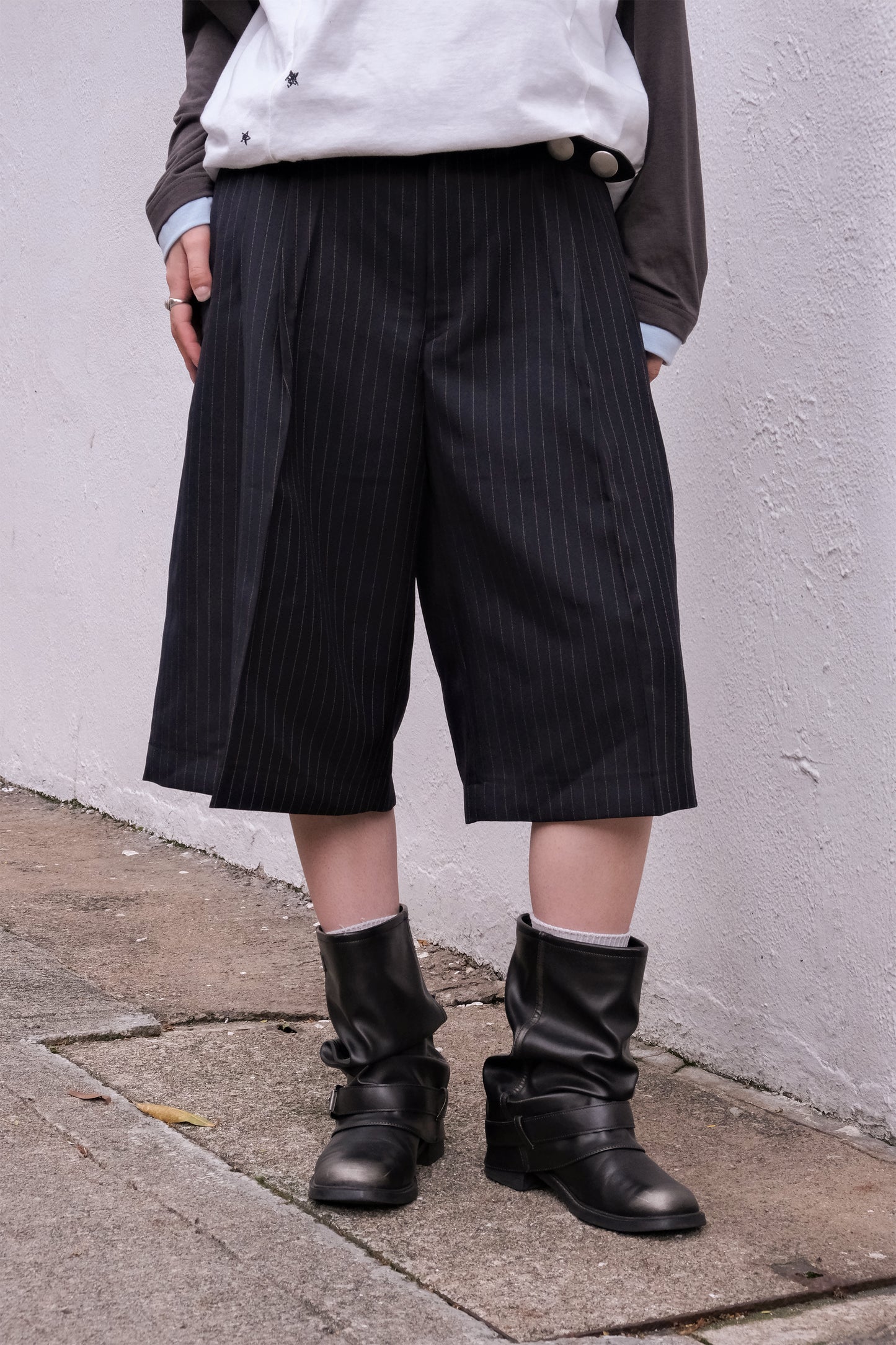 Striped Bermuda Slack