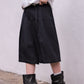 Striped Bermuda Slack (black)
