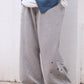 Star Slit Sweat Pants (melange)