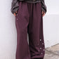 Star Slit Sweat Pants (melange)