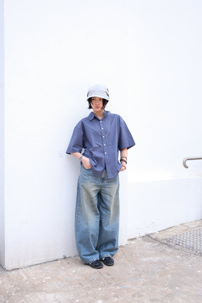 Cotton Shirring Cap (unisex)(3colors)