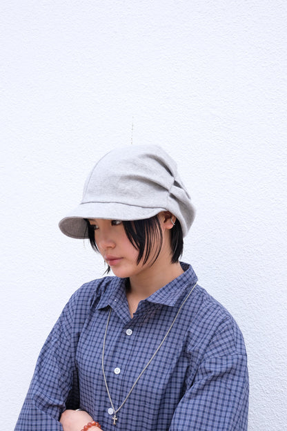 Cotton Shirring Cap (unisex)(3colors)