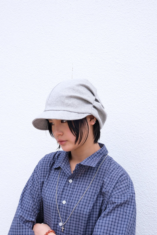 Cotton Shirring Cap (unisex)(3colors)