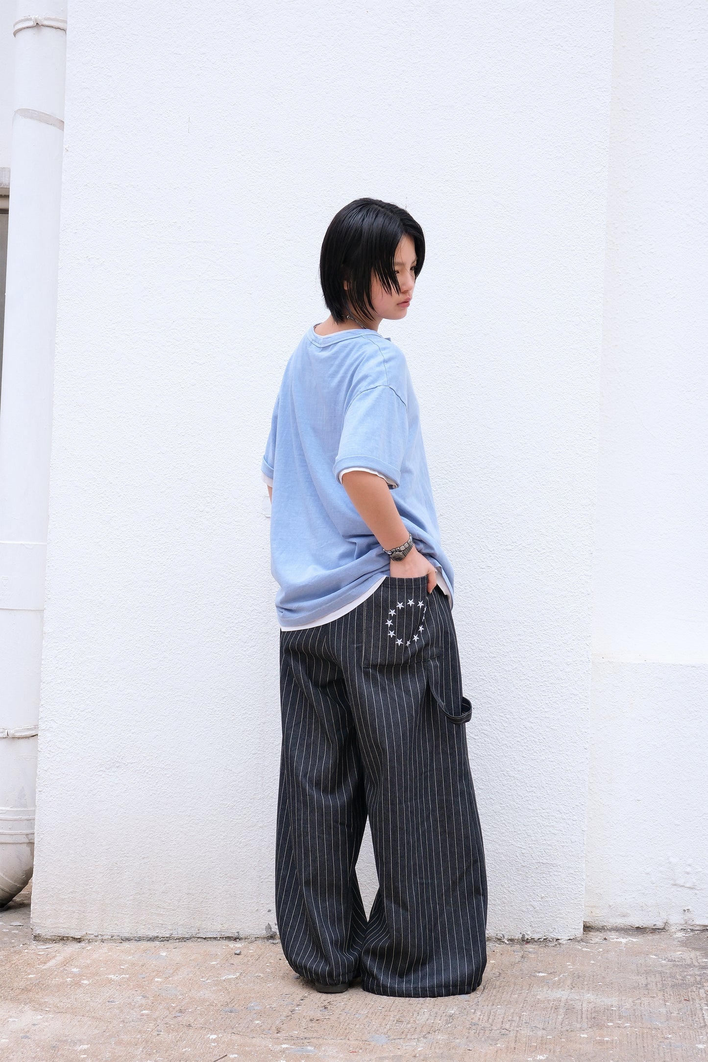 Star Striped Balloon Pants (2colors)