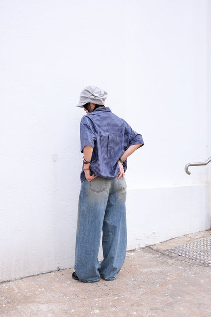 Cotton Shirring Cap (unisex)(3colors)