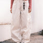 Curved Baggy Jeans (cream)