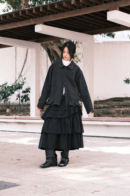 Susie Layered Skirt (black)