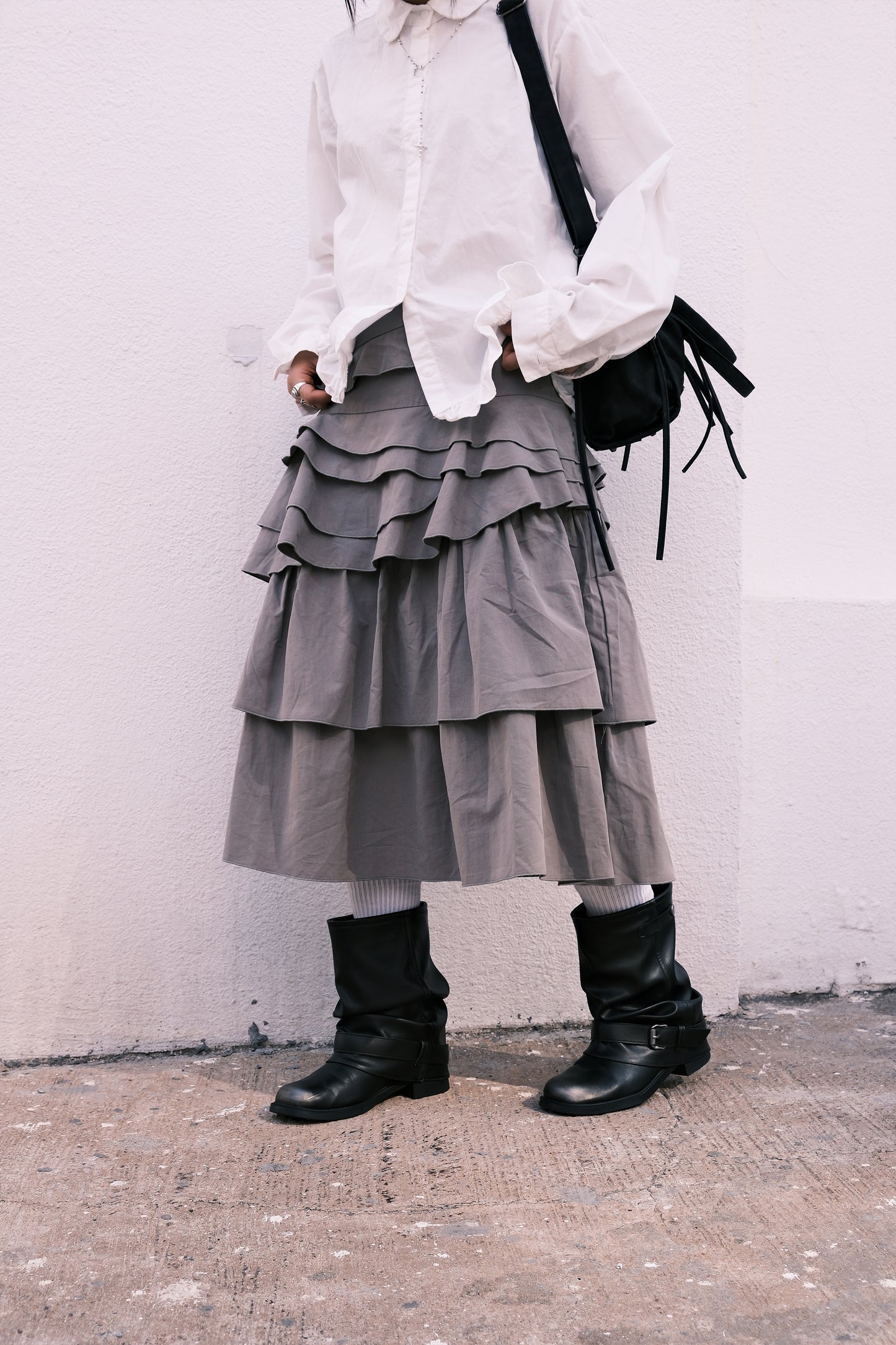 Susie Layered Skirt (black)