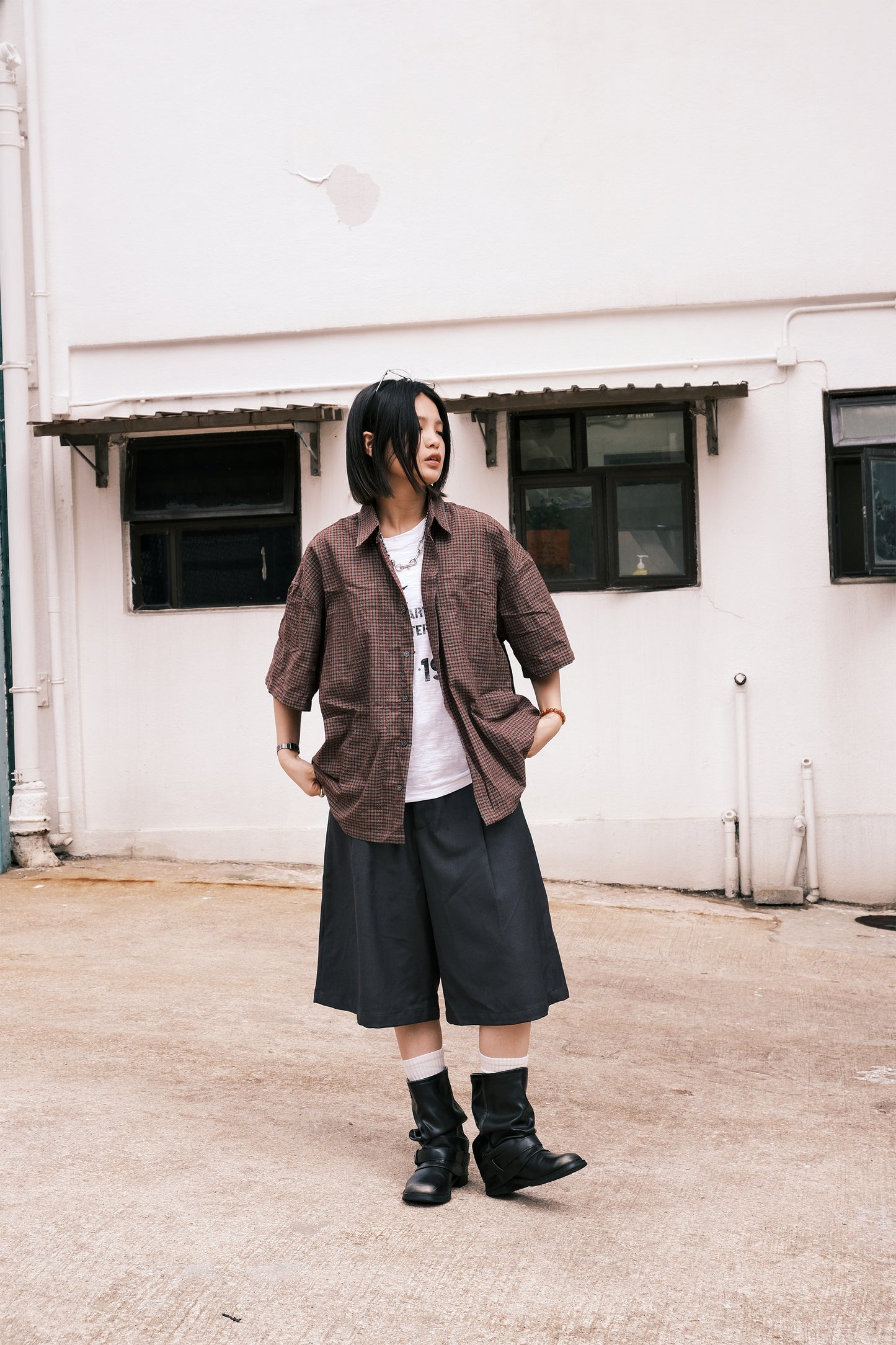 Stage Bermuda Trousers (charcoal)