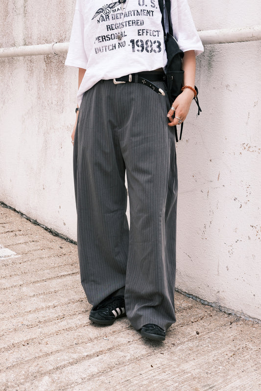 Barrel Striped Slack (2colors)